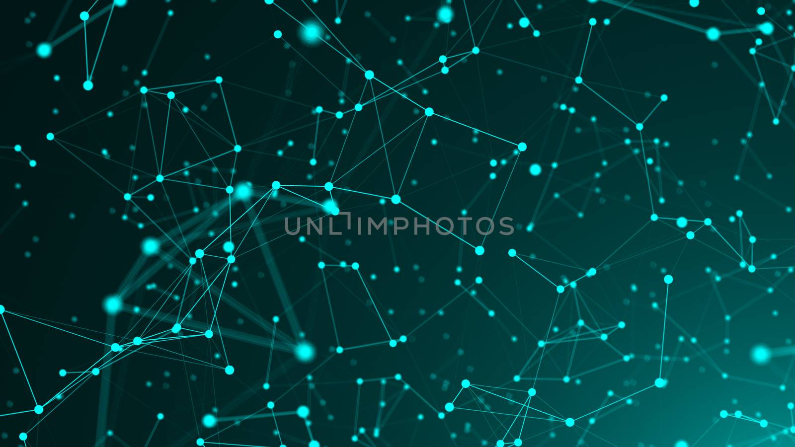 Abstract connection dots. Technology background. Network concept by nolimit046