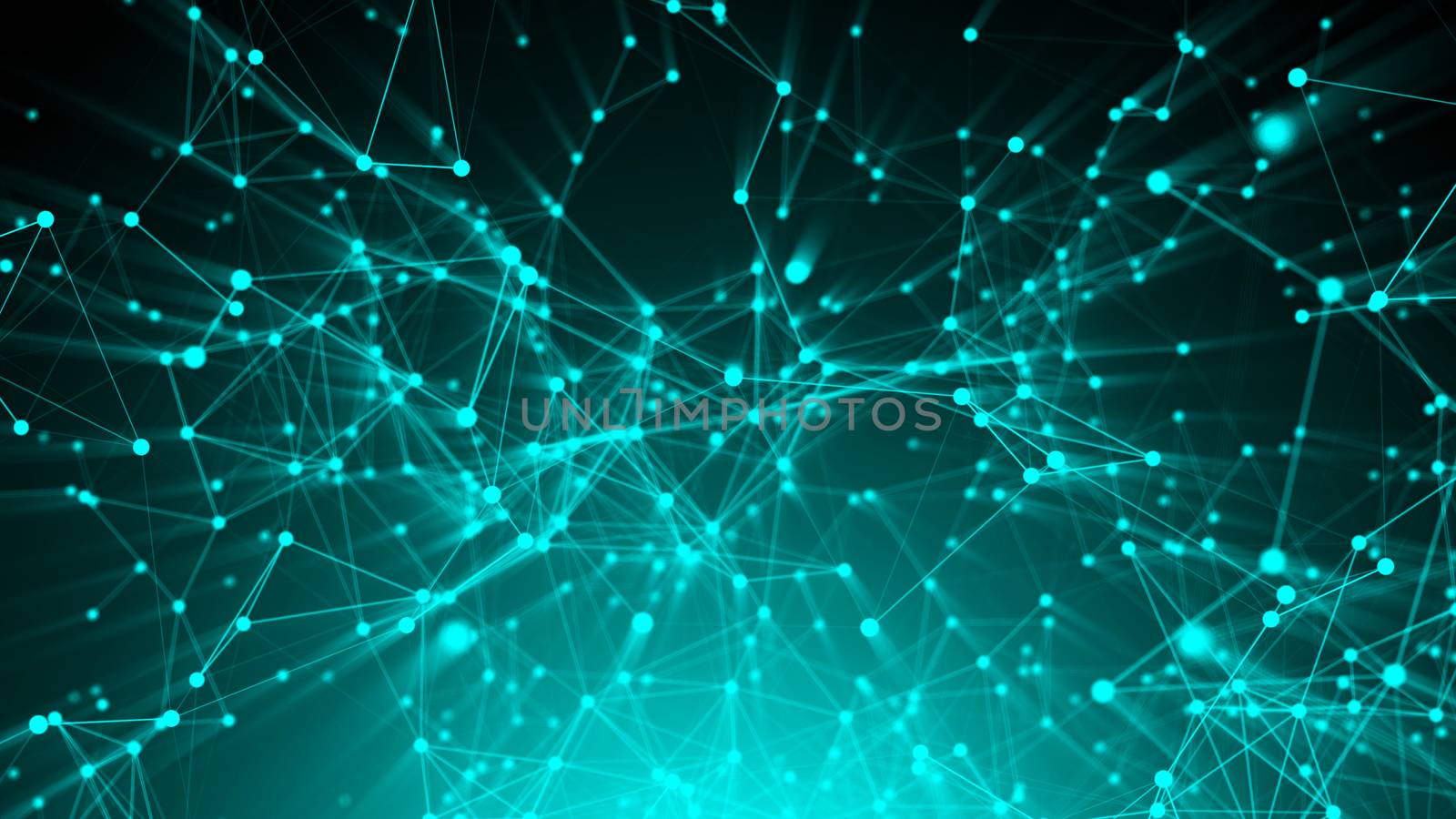 Abstract connection dots. Technology background. Network concept by nolimit046