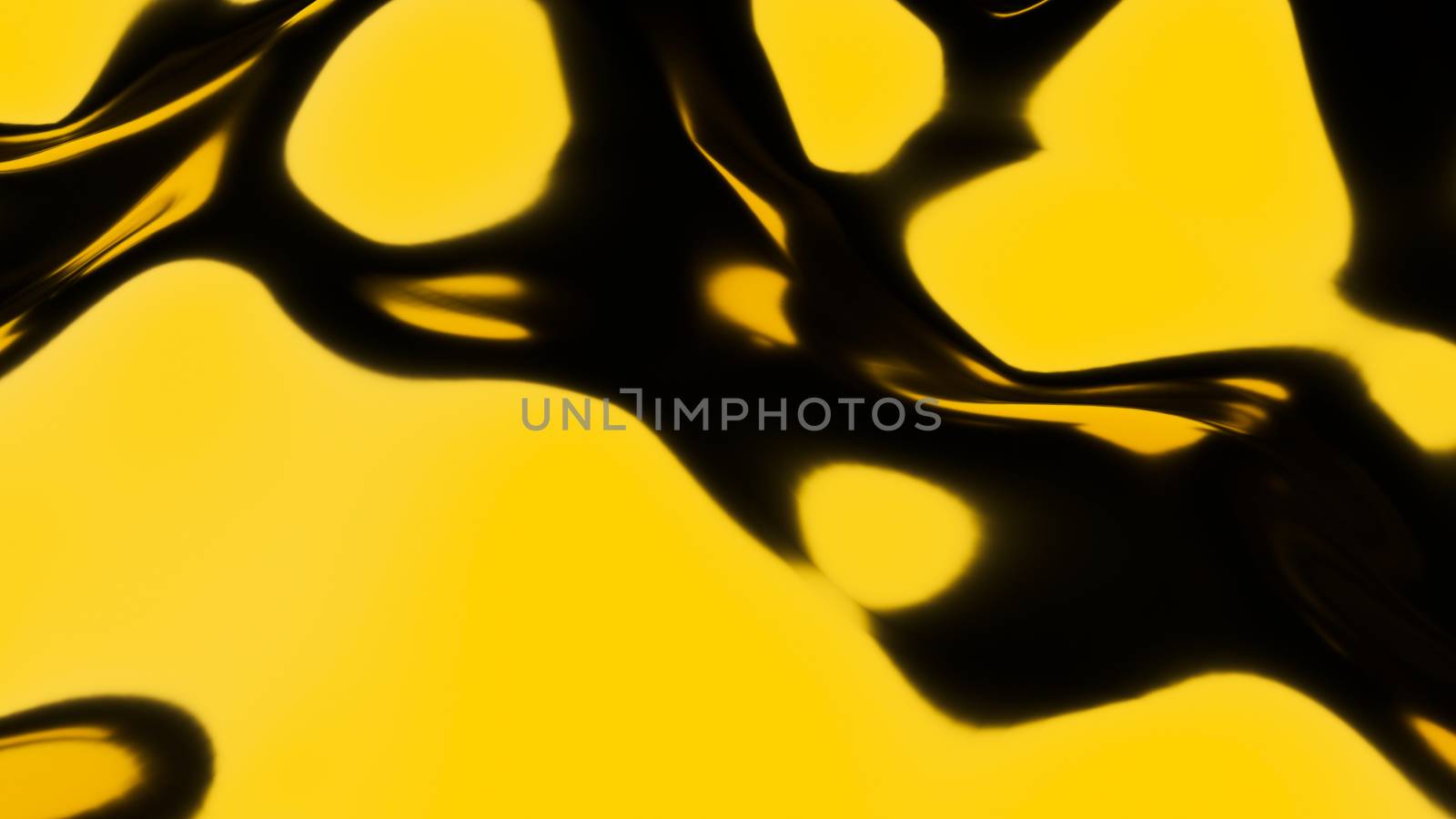 Elegant golden silk. 3d rendering abstract background. Digital illustration