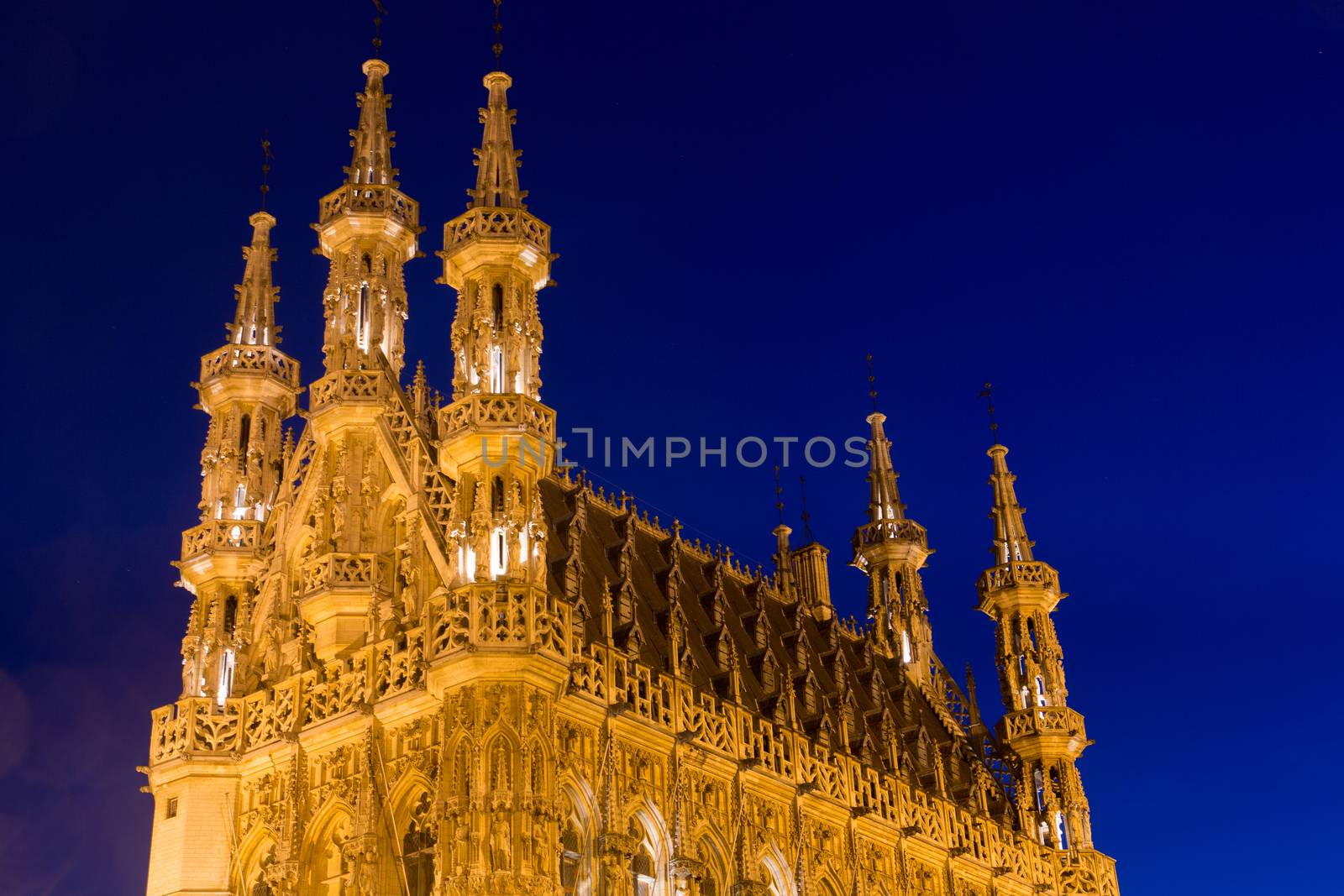 The old city hall building of Leuven, Belgium