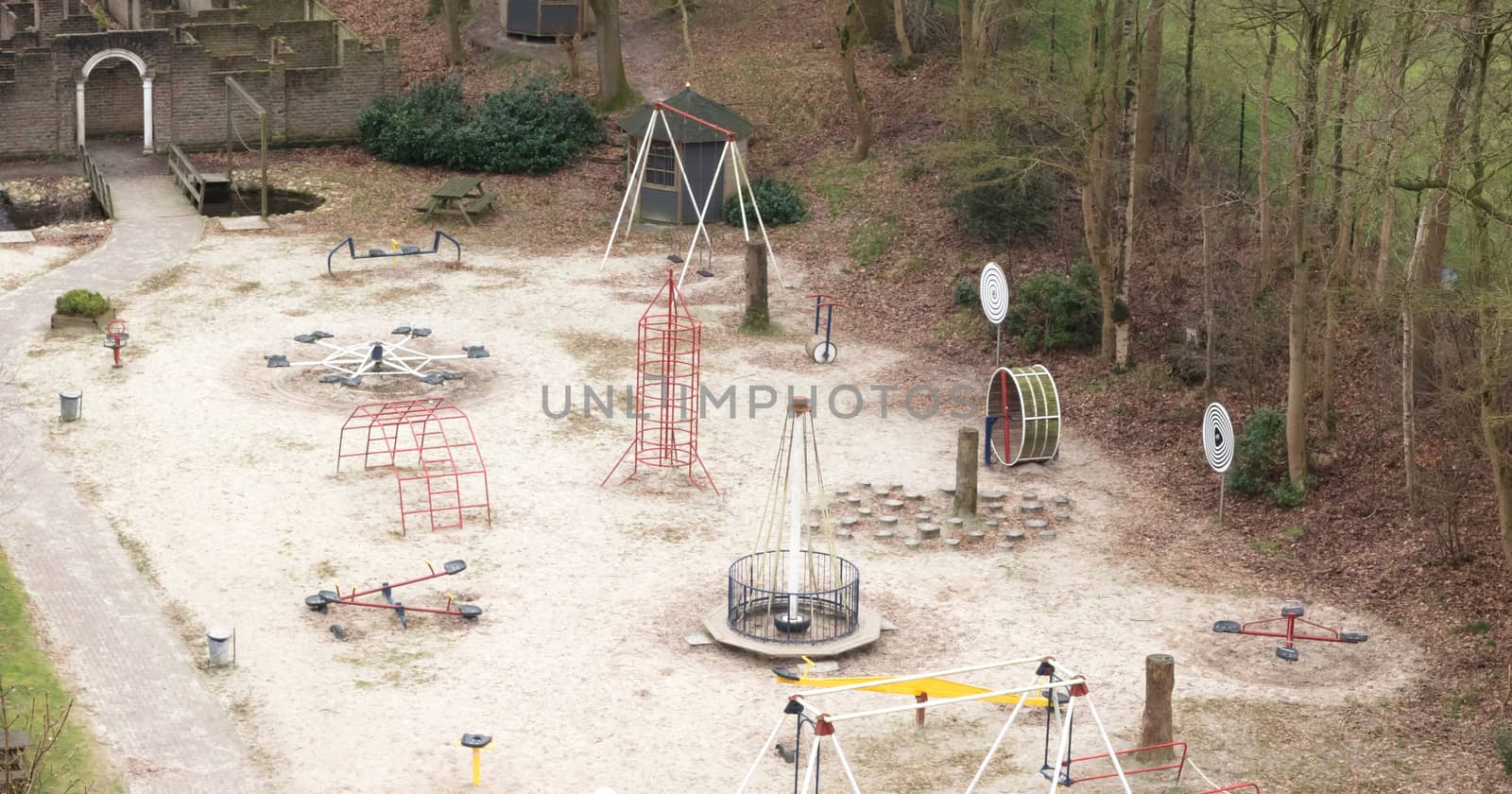 Old playground in the Netherlands by michaklootwijk