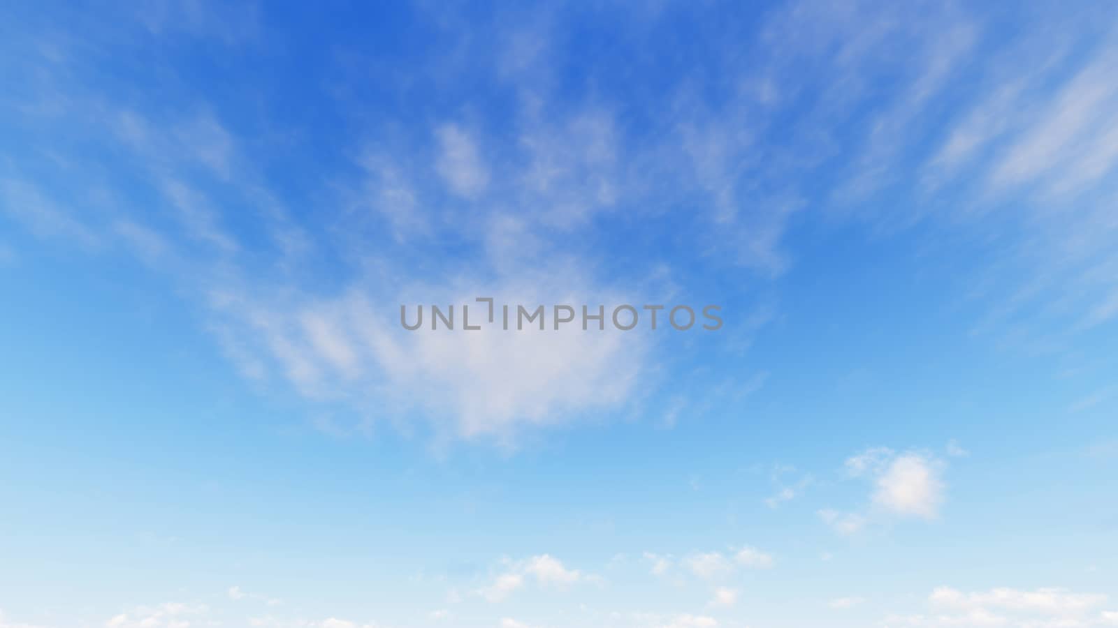 Cloudy blue sky abstract background, blue sky background with tiny clouds, 3d illustration