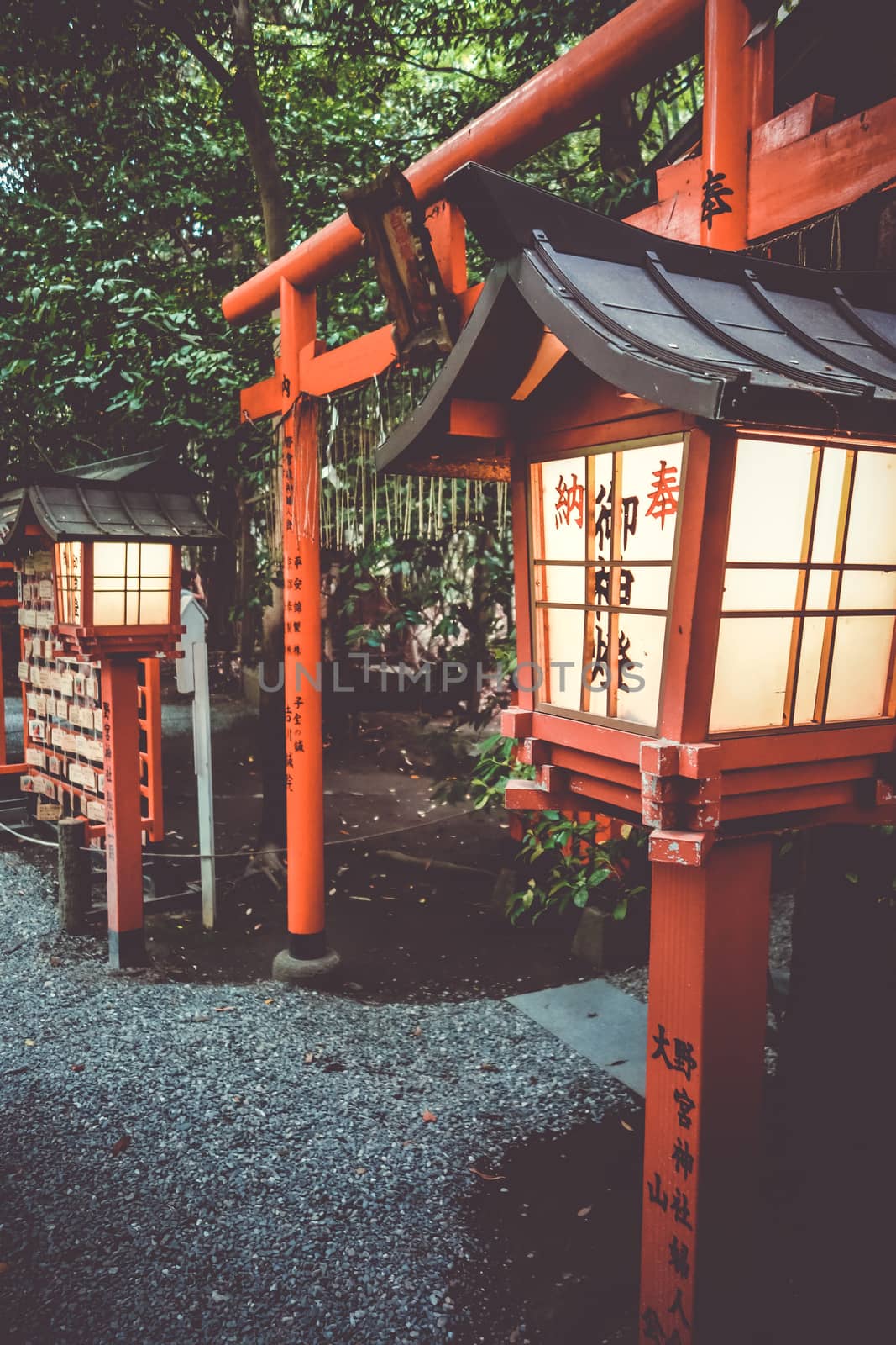 Nonomiya Shrine temple, Kyoto, Japan by daboost