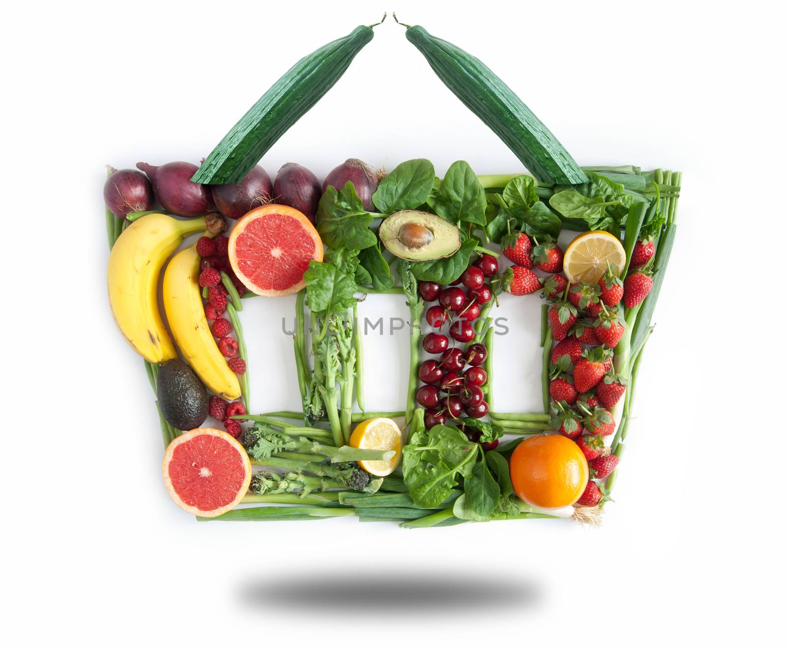 Grocery shopping basket by unikpix