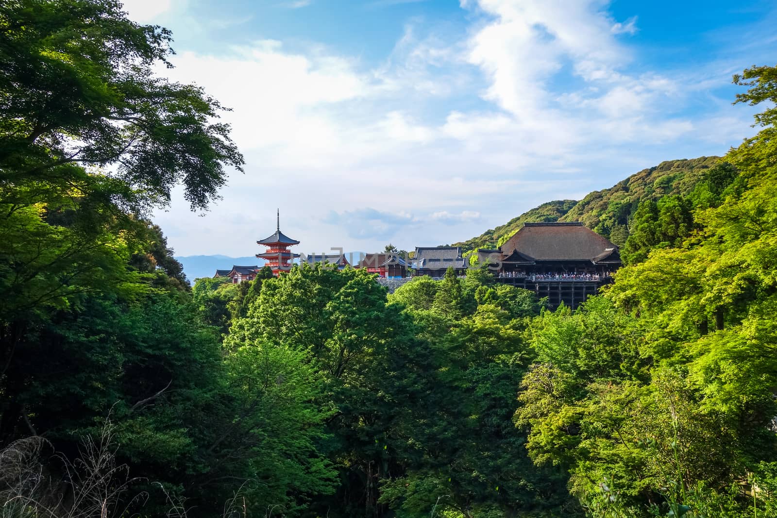 kiyomizu-dera temple and pagoda, Kyoto, Japan by daboost