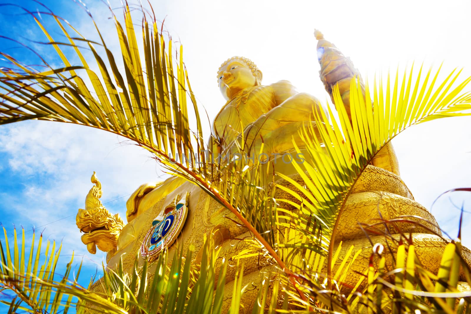 Big Buddha in phuket island.Temple and monastery in Thailand
