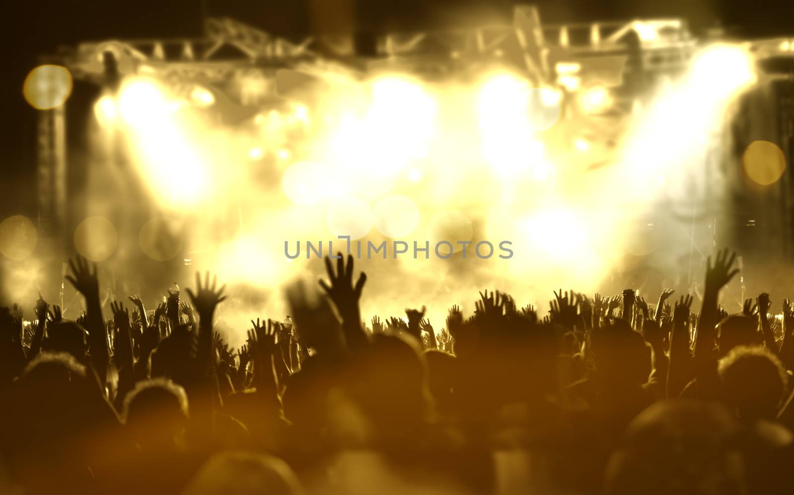 Live music background. Show and public