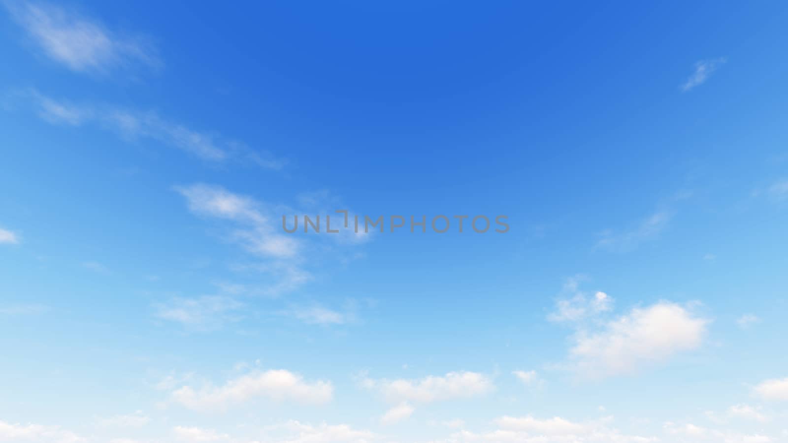 Cloudy blue sky abstract background, blue sky background with tiny clouds, 3d illustration