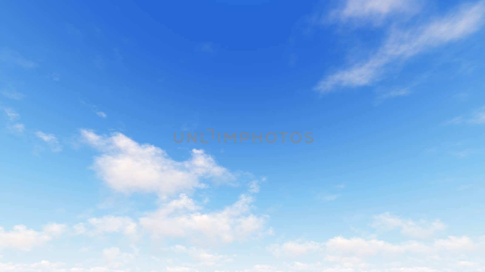 Cloudy blue sky abstract background, blue sky background with tiny clouds, 3d illustration