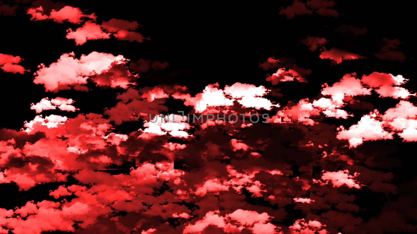 Abstract background with clouds. Digital 3d rendering