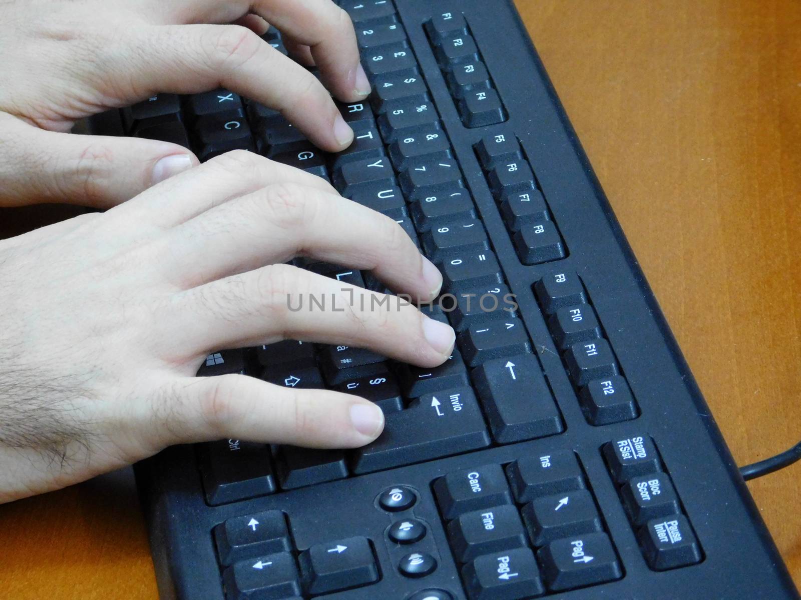 write to the computer