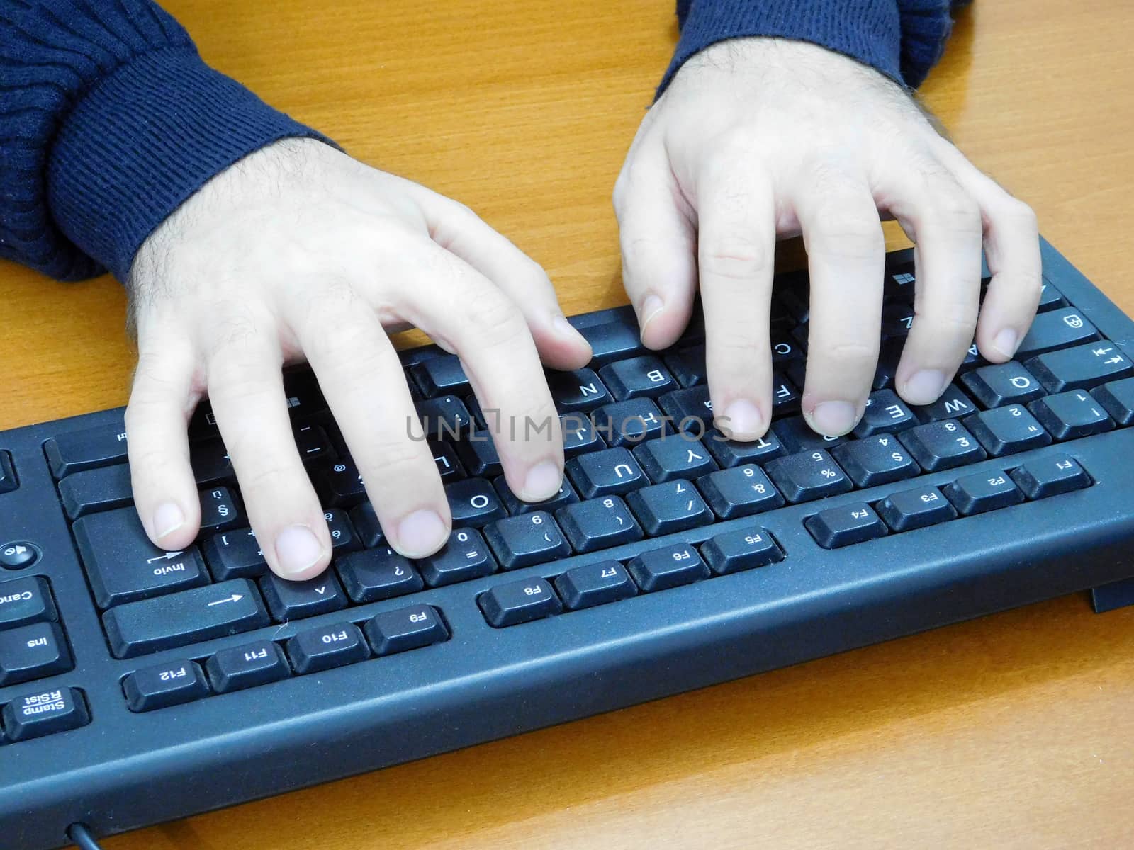 write to the computer