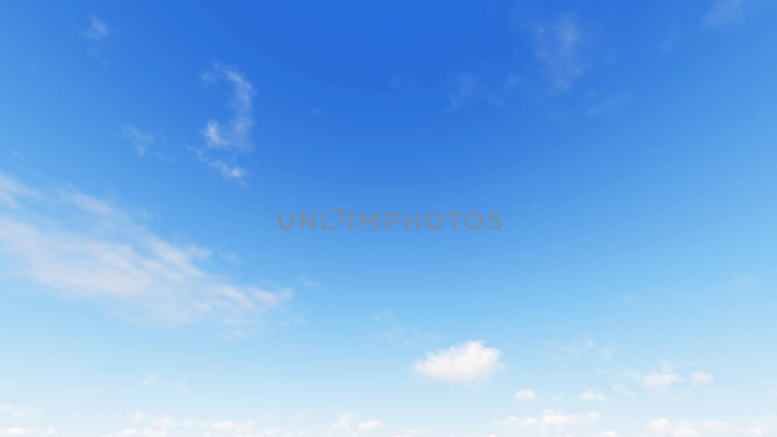 Cloudy blue sky abstract background, blue sky background with tiny clouds, 3d illustration