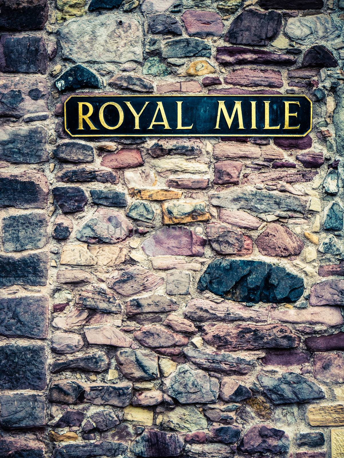 Edinburgh Royal Mile Sign by mrdoomits