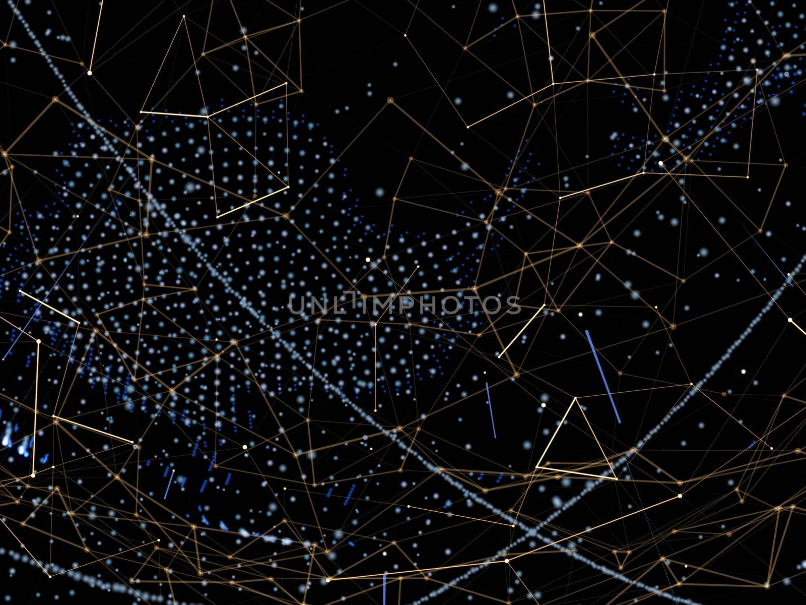 Global network background. World network concept. 3d illustration