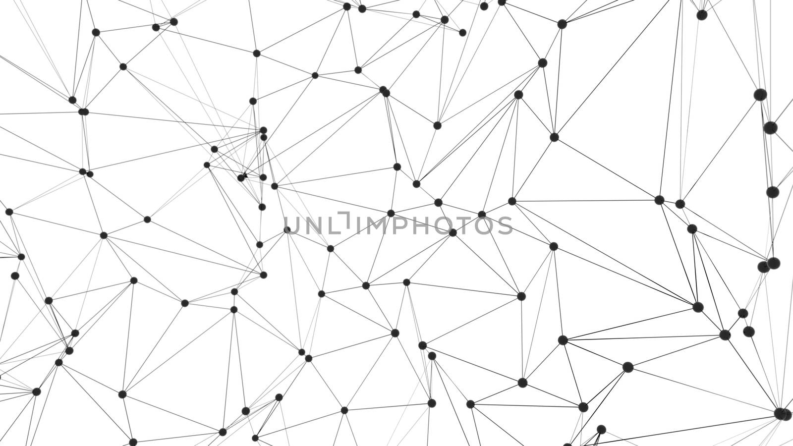 Concept of Network or Internet Communication. 3d illustration. White background