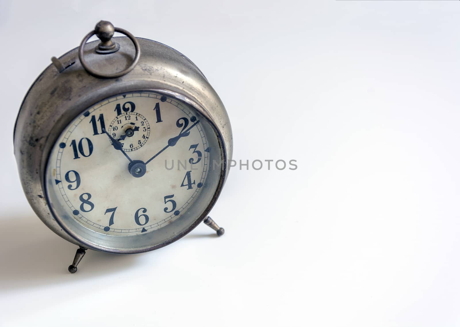 old clock on a white background by rarrarorro