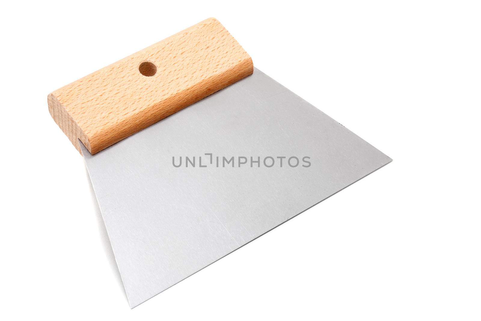 putty scraper with wooden handle by kokimk