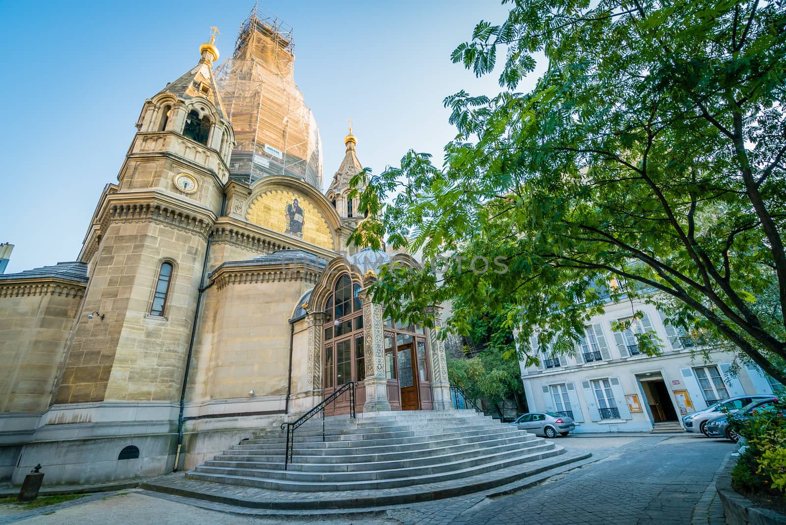 Orthodox cathedral Saint Alexander Nevsky in Paris