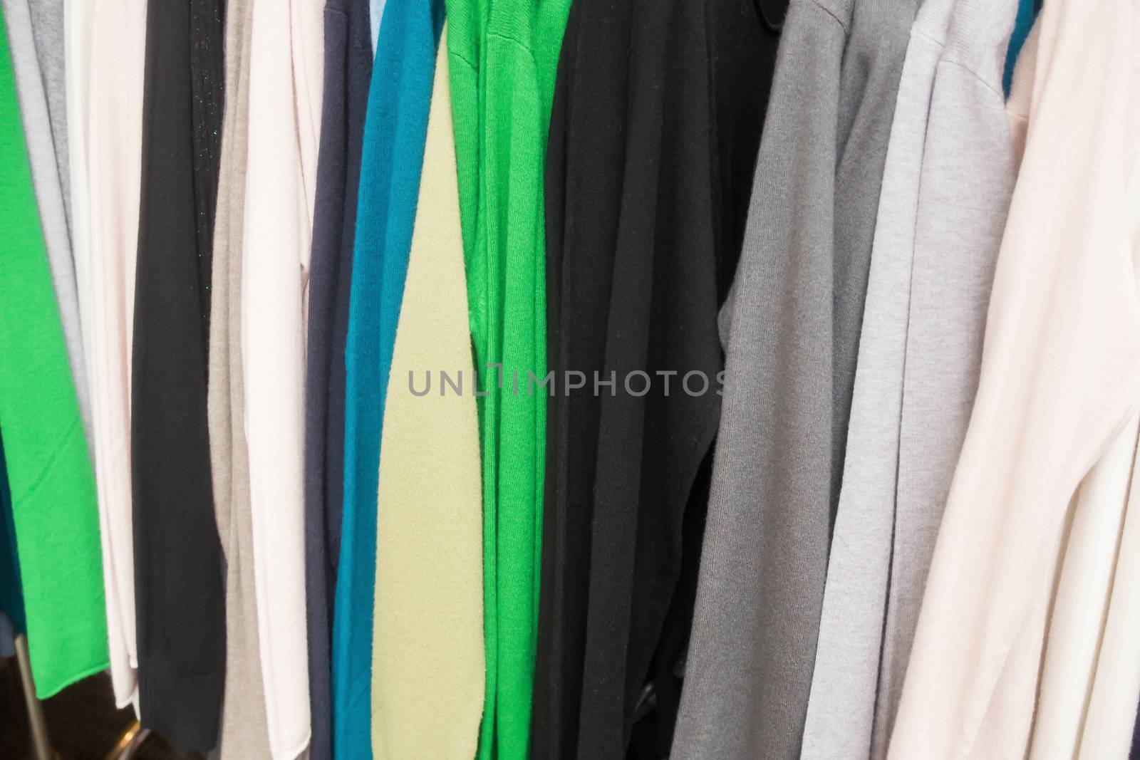 Clothes hanging on a pole by sandra_fotodesign