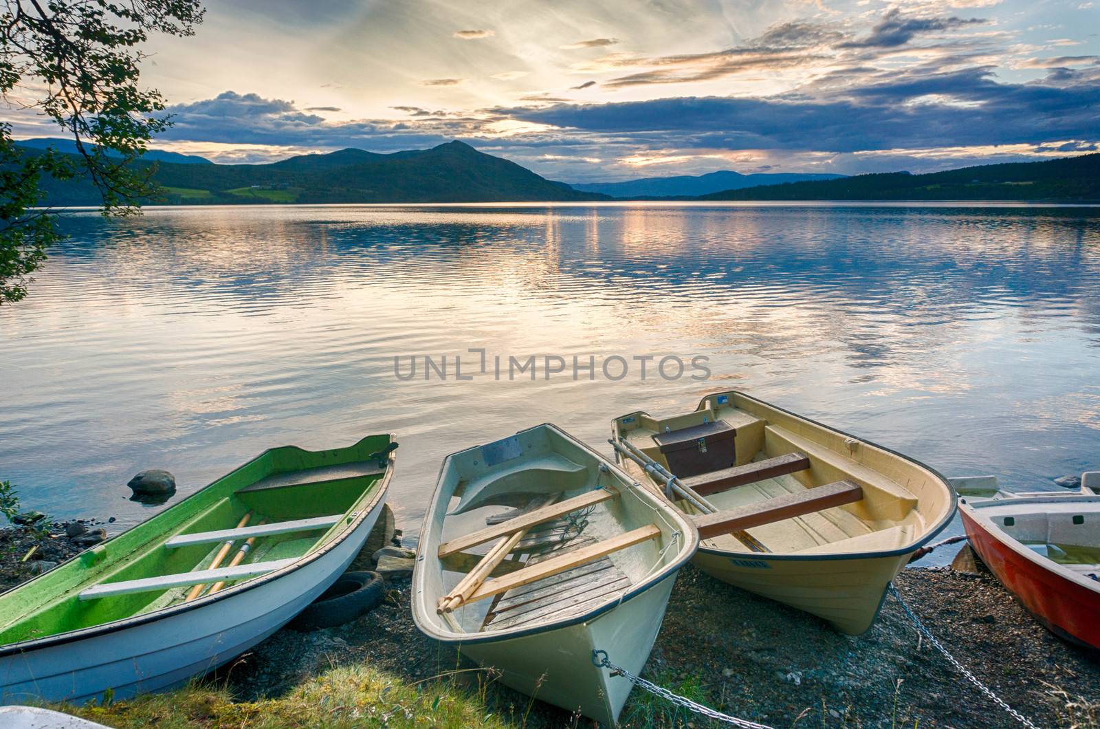 Boats and water in silence and romance Europe travel