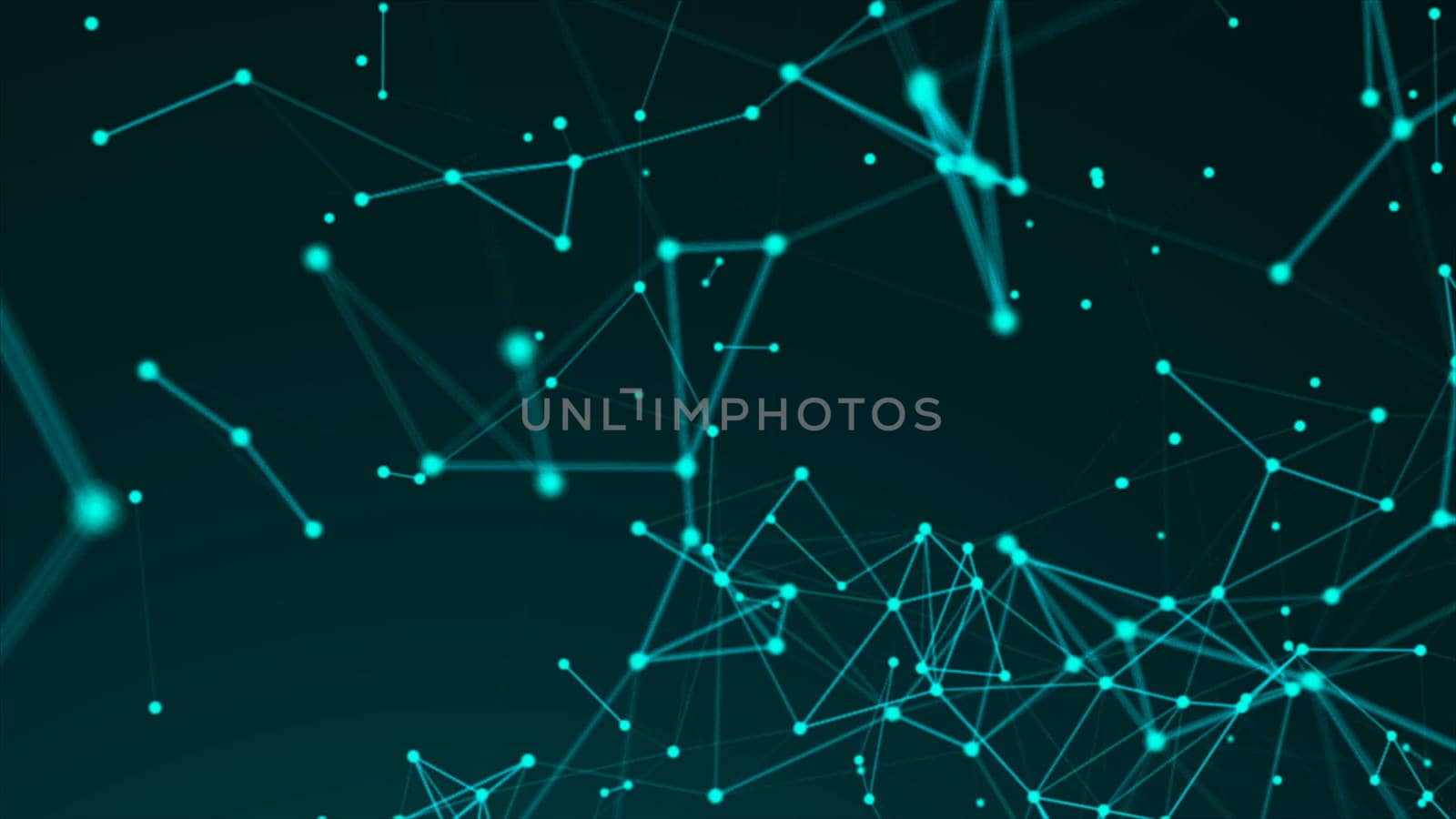 Abstract connection dots. Technology background. Network concept. 3d rendering