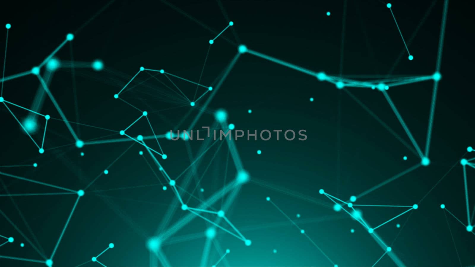 Abstract connection dots. Technology background. Network concept. 3d rendering