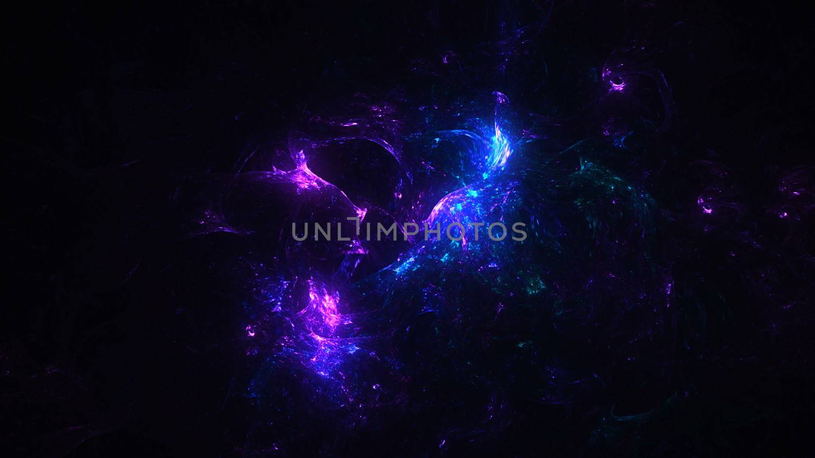 Abstract fractal background 3d rendering animation. Seamless loop by nolimit046