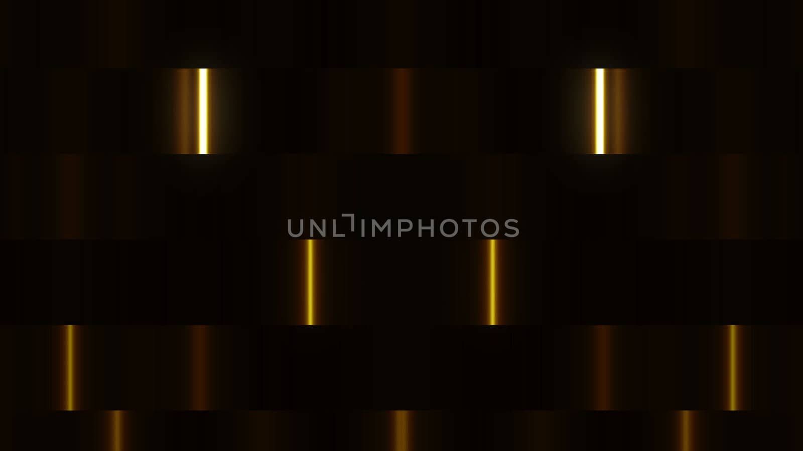 Abstract blocks lights. Digital 3d rendering background. by nolimit046