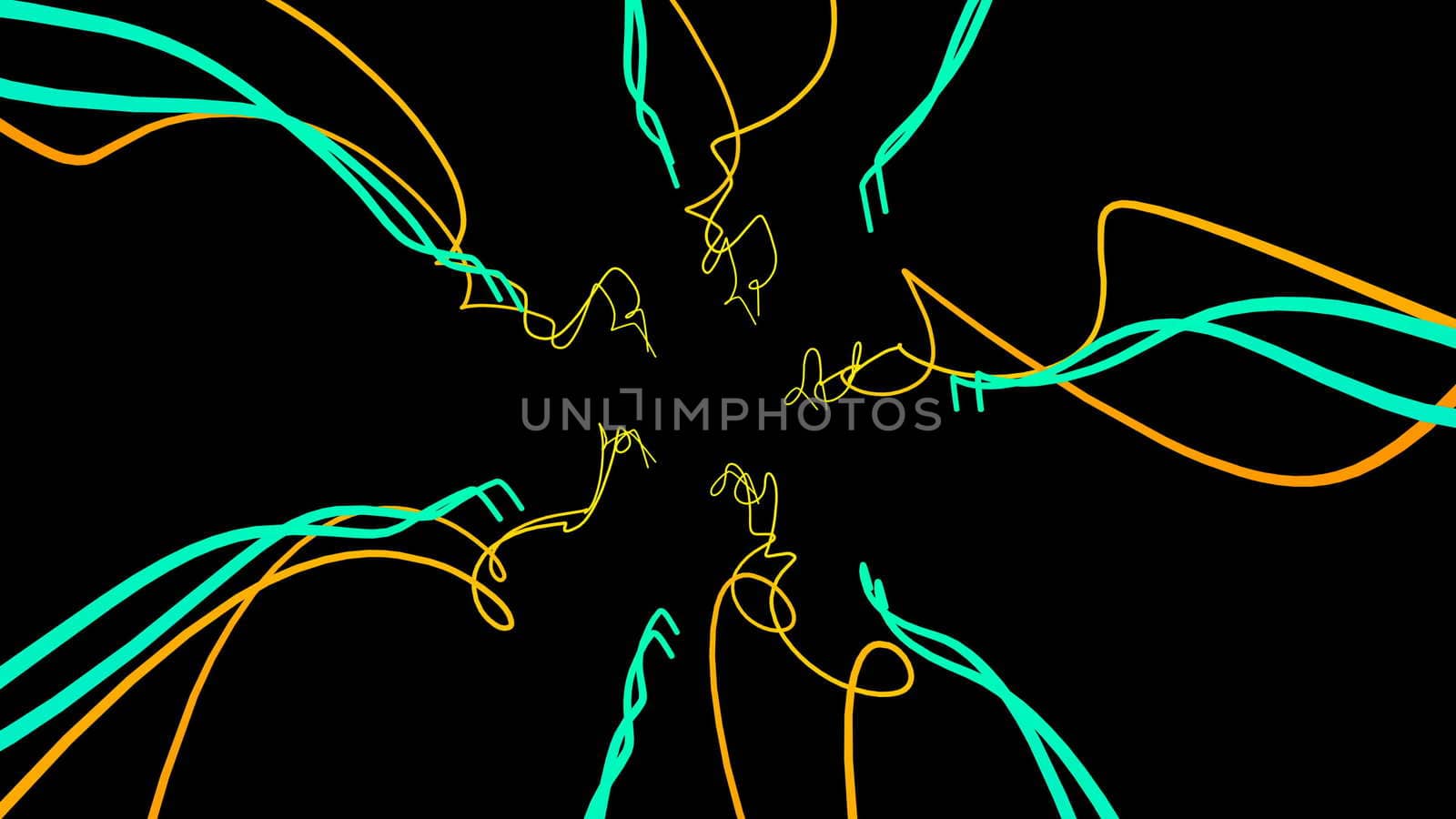 Abstract background with lines. 3d rendering abstract backdrop