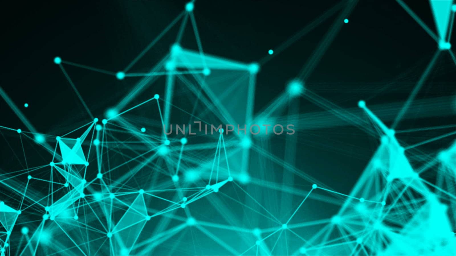 Abstract Polygonal Space Background with Connecting Dots and Lines by nolimit046