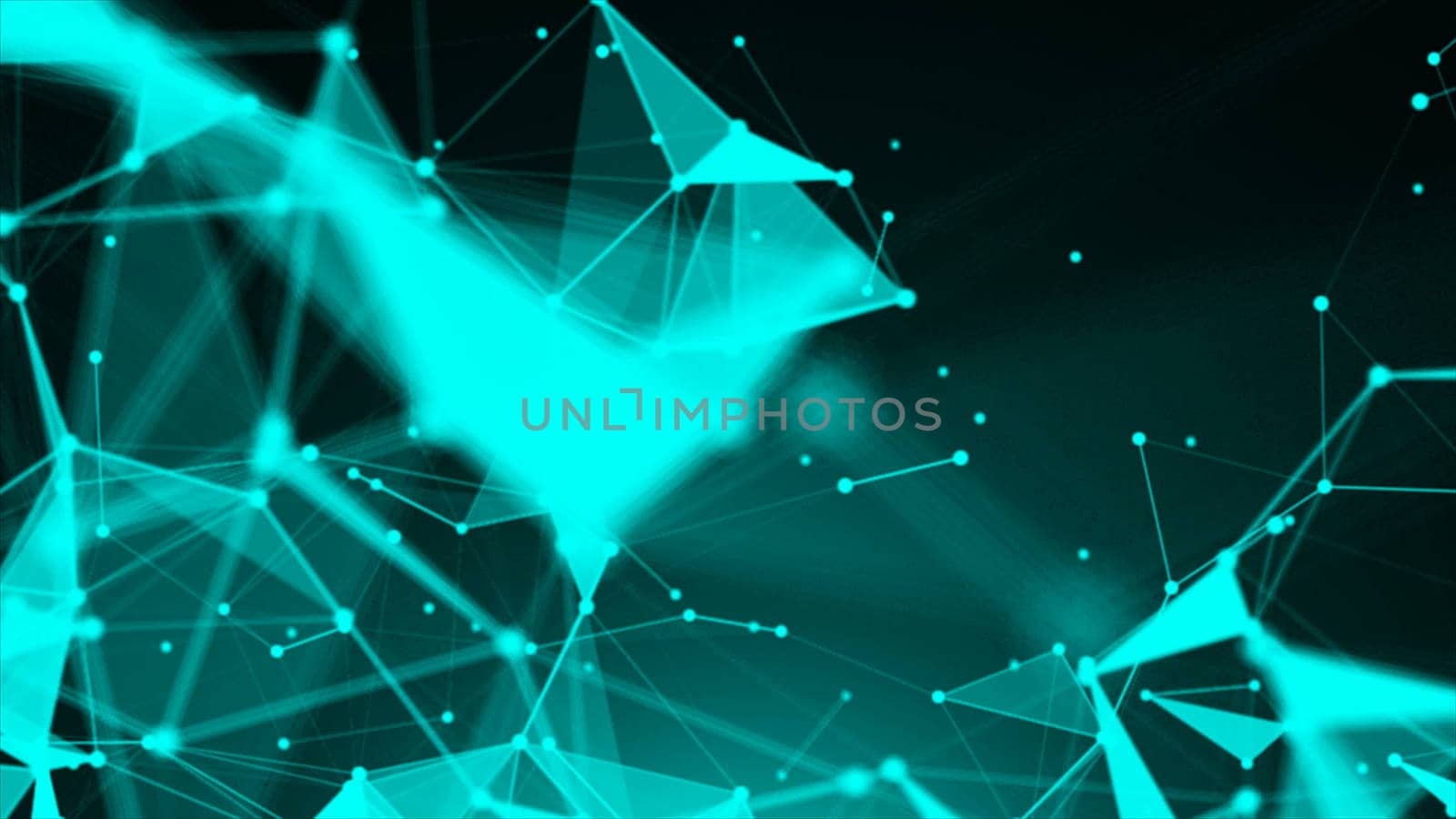 Abstract Polygonal Space Background with Connecting Dots and Lines by nolimit046