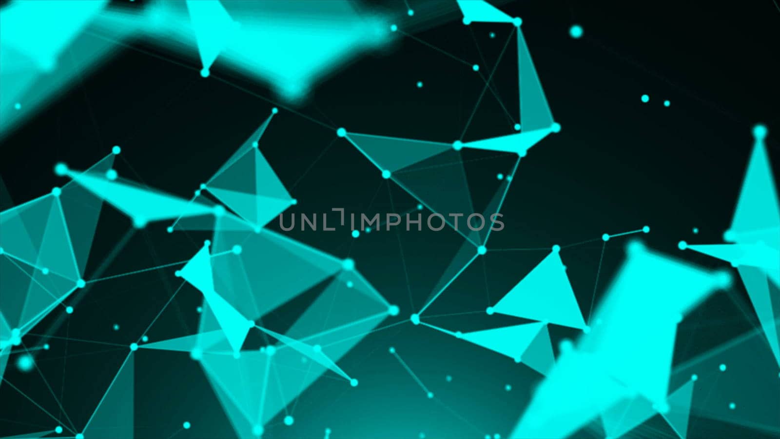 Abstract Polygonal Space Background with Connecting Dots and Lines by nolimit046