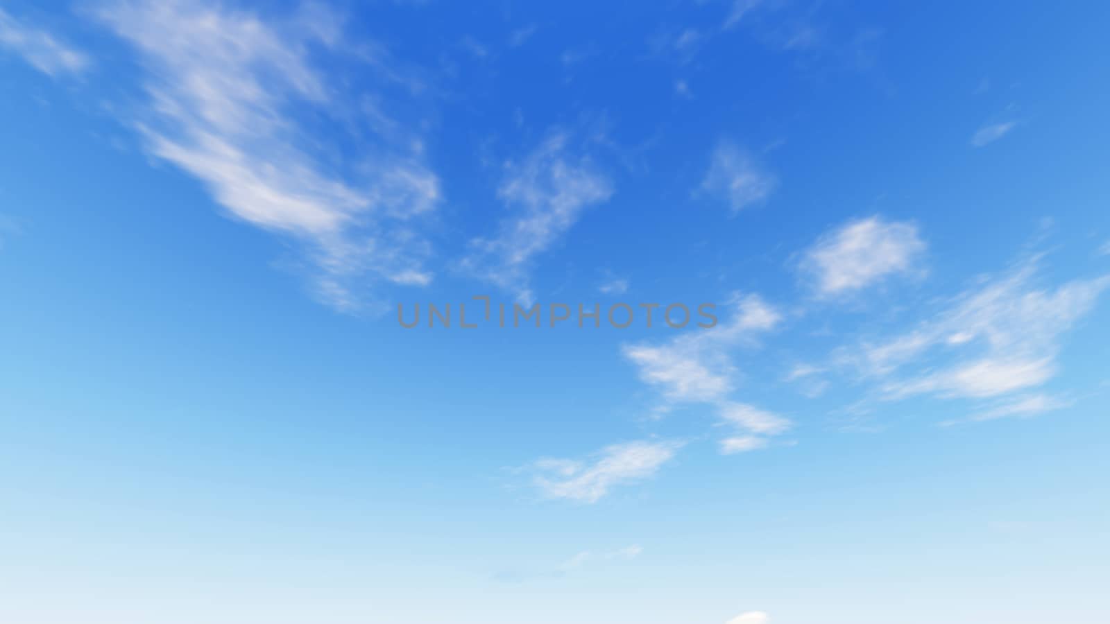 Cloudy blue sky abstract background, blue sky background with tiny clouds, 3d illustration