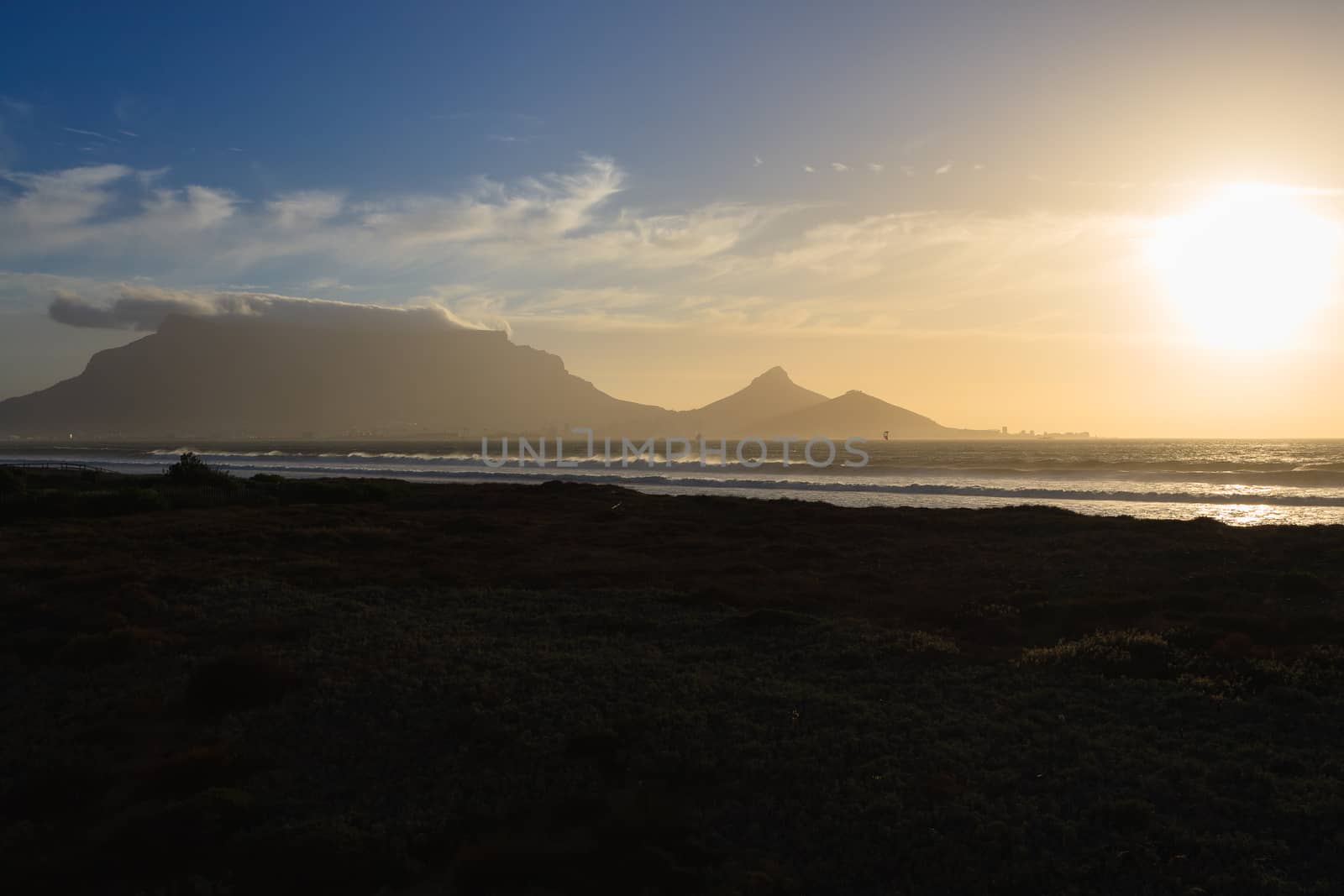 A view of the Table Mountain, Cape town
