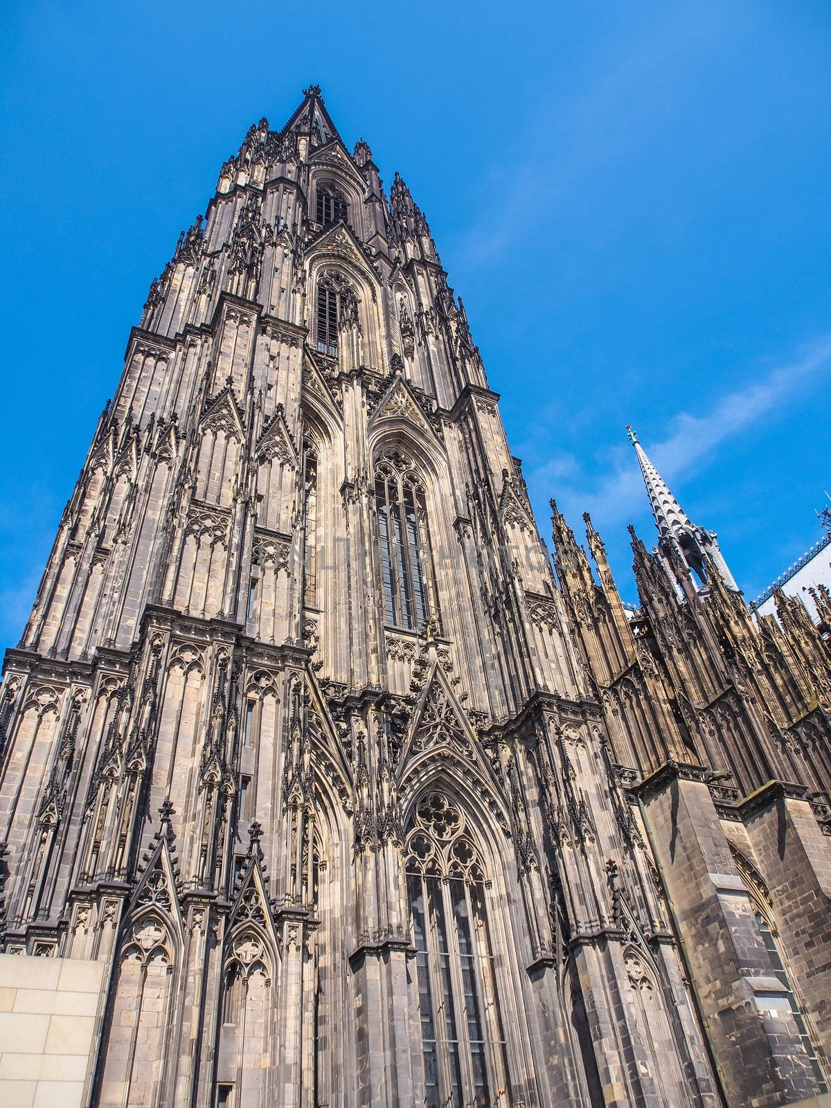 Cologne Cathedral, monument of German Catholicism and Gothic architecture in Cologne, Germany.
