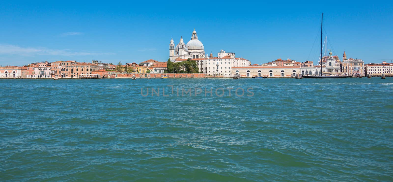 Grand Canal and Basilica Santa Maria della Salute, Venice, Italy