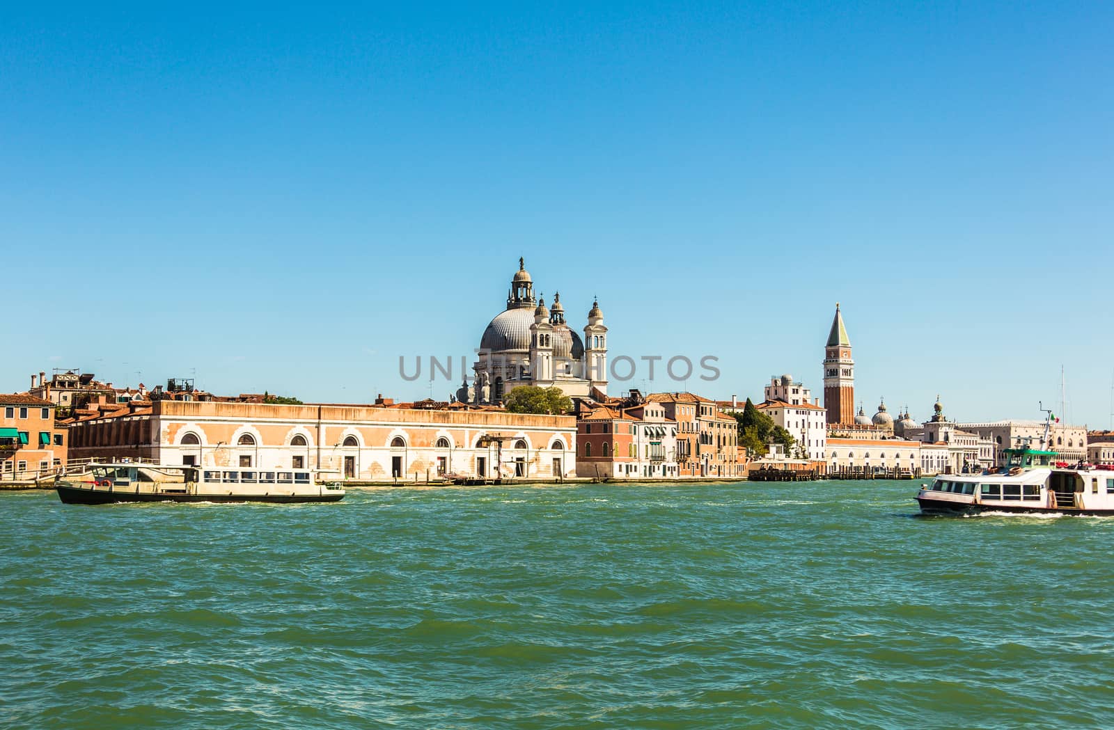 Grand Canal and Basilica Santa Maria della Salute, Venice, Italy