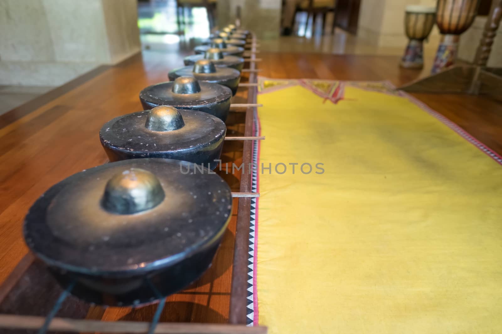 Tradition gong or drum used by indigenous population of Borneo called Kadazan and Dusun.