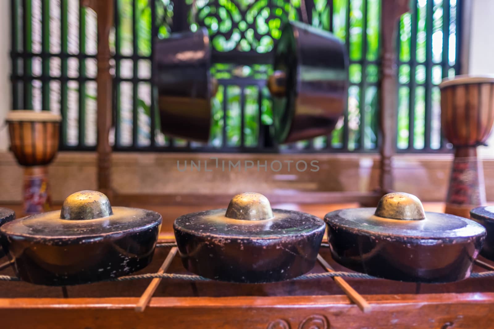 Tradition gong or drum used by indigenous population of Borneo called Kadazan and Dusun.