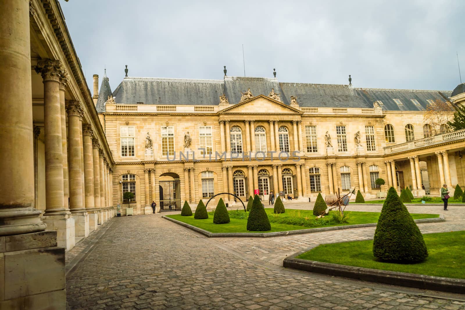 Outside view of Carnavalet museum in Paris