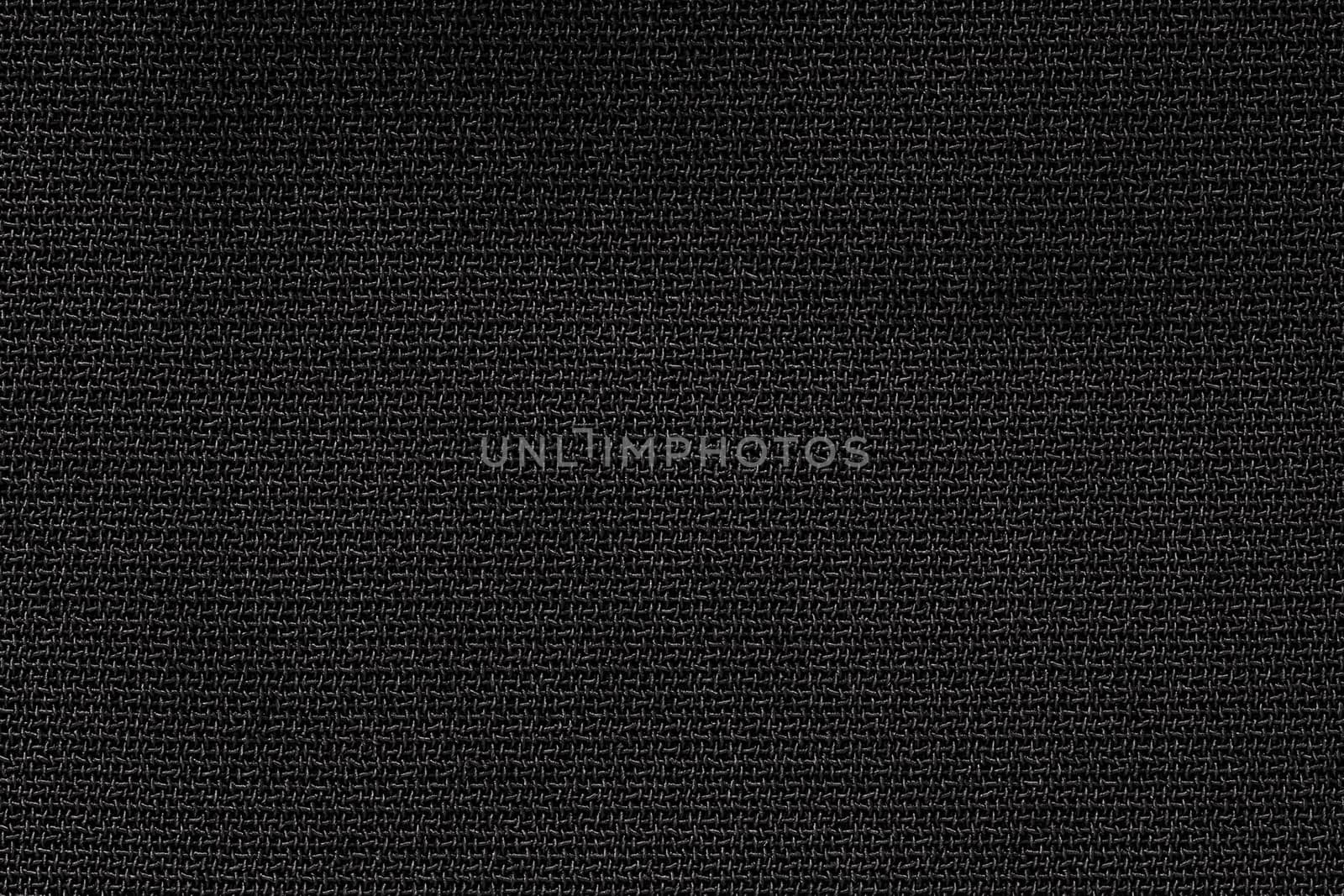 Close Up Background Pattern of black Textile Texture, Abstract color textile net pattern texture. by ivo_13