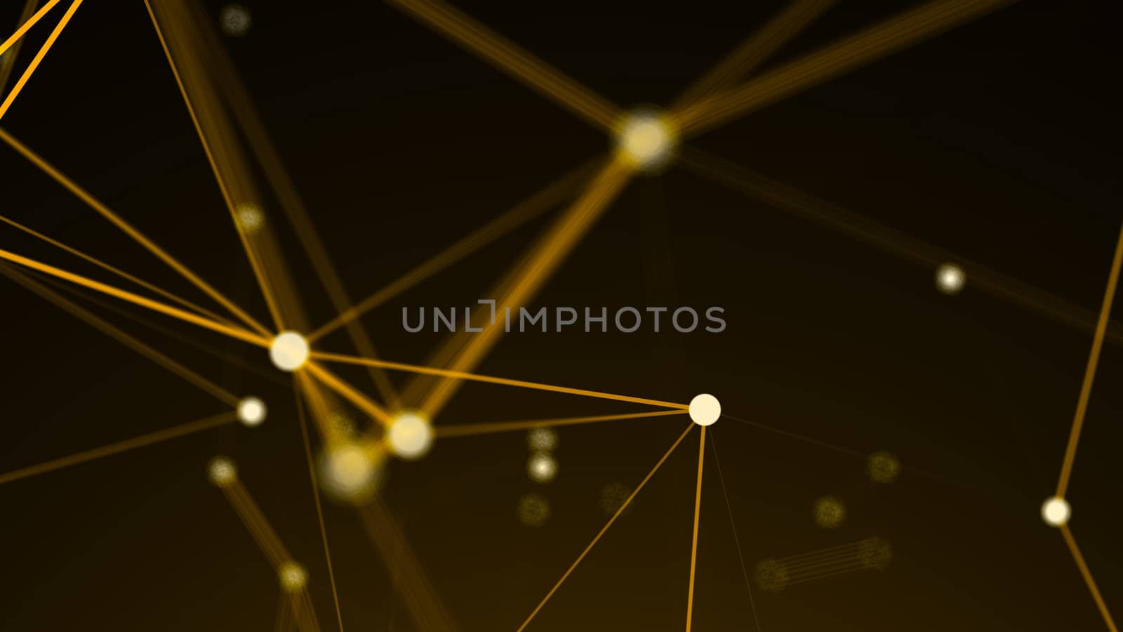 Abstract connection dots. Technology background. Network concept. 3d rendering