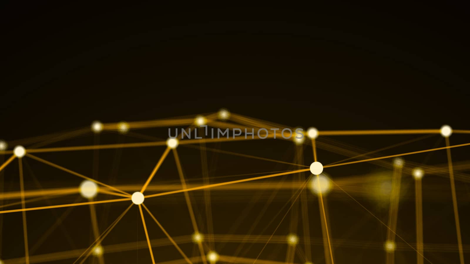 Abstract connection dots. Technology background. Network concept. 3d rendering