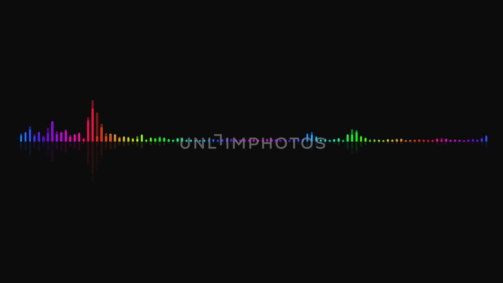 Audio equalizer background. Multicolor digital backdrop by nolimit046
