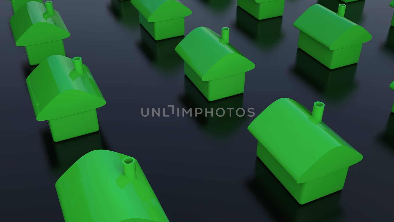 Row of houses, for real estate by nolimit046