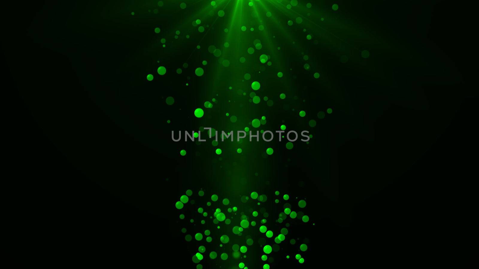 Abstract background with flickering Underwater bubbles. 3d rendering