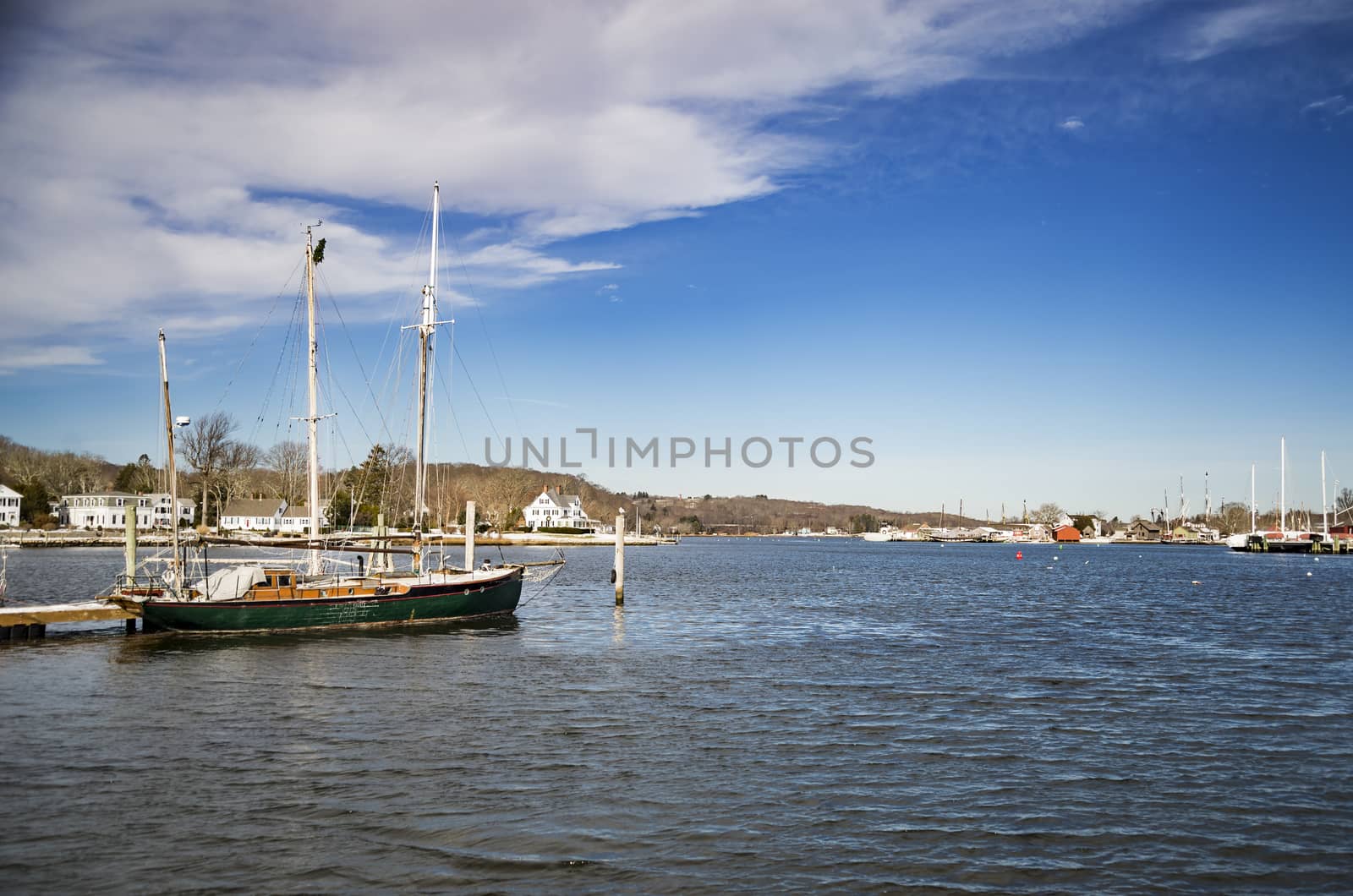 View of Mystic river, Connecticut by edella