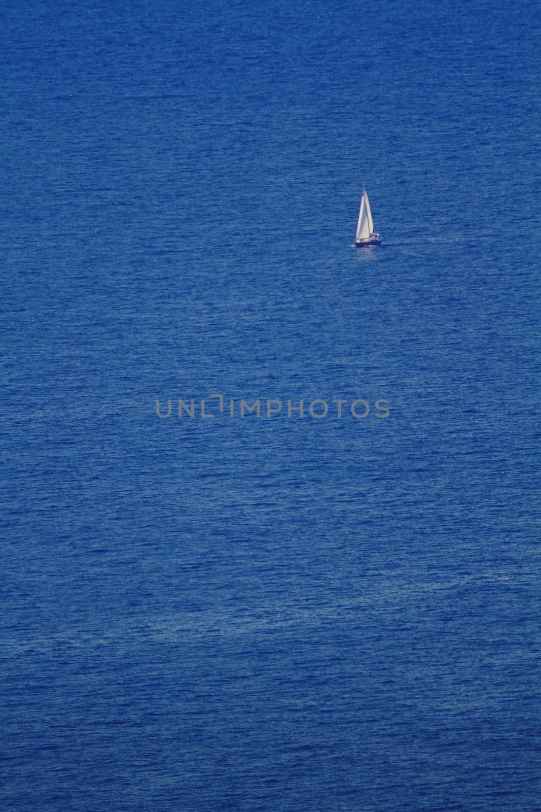 sailing boat cruise in the greek sea 