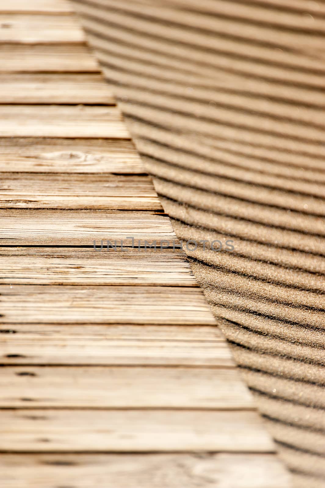 close up of wood in a beach with sand as background